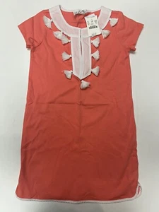 Crewcuts Girls Size 6 Tassel Dress Salmon NWT - Picture 1 of 3