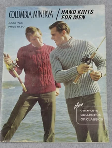 Columbia Minerva maglia a mano per uomo libro 763 maglione cardigan pullover maglia - Foto 1 di 11