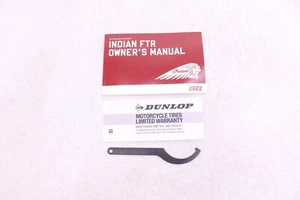 INDIAN FTR 2022 DUEÑO MANUAL AMORTIGUADOR LLAVE EXTENSOR - Imagen 1 de 7