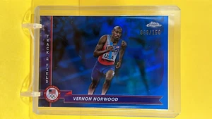 2024 Topps Chrome U.S. Olympic & Paralympic Team and Hopefuls - Blue... - Picture 1 of 2