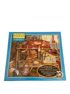 Charles Wysocki's 1000 Piece MB Puzzle Remington The Horticulturist 2004 Sealed!