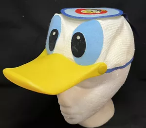 Vtg Donald Duck Mesh Character Logo Hat Disney Theme Park Souvenir Child’s Cap - Picture 1 of 15