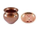 Combo Of Indian Traditional Shri Laxmi Charan Paduka & Copper Kalash