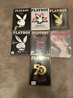 Playboy Anniversary Issues 20th, 25th, 30th, 35th, 40th, 45th and 50th LIKE NEW!