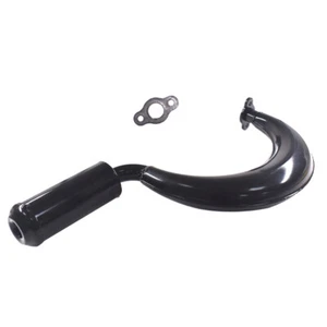 40mm Black Banana Muffler Exhaust Pipe For 49cc 66cc 80cc Motorized Bike Engine - Picture 1 of 6