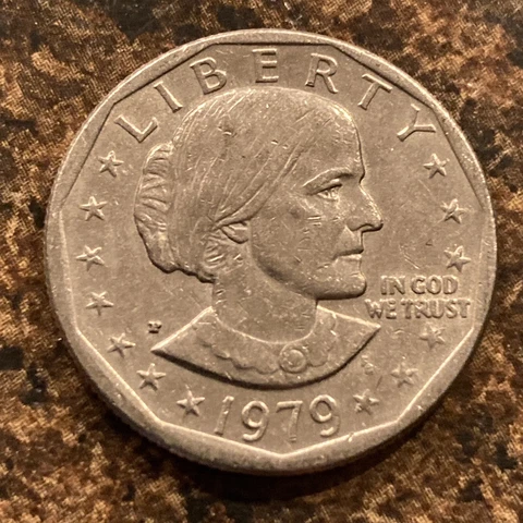 US 1979 Susan B Anthony Dollar Wide Rim Error Coin!! Survival Estimate Is 20,000 Cover