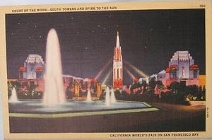 San Francisco Bay - Court of the Moon-South Towers and Spire to the Sun - Picture 1 of 2