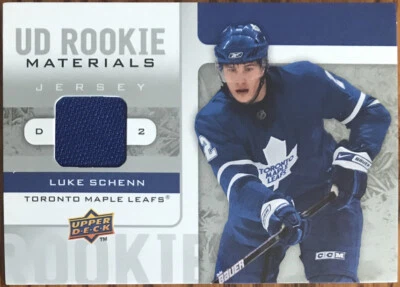 2008-09 Upper Deck Rookie Materials Luke Schenn RM-SC Toronto Maple Leafs - Image 1 of 2