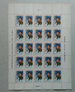 1961 Complete Original Sheet Bay of Pigs Invasion Fidel Castro Playa Giron - Picture 1 of 12