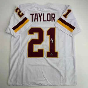 Facsimile Autographed Sean Taylor Washington White Reprint Jersey Size Men's XL - Picture 1 of 4