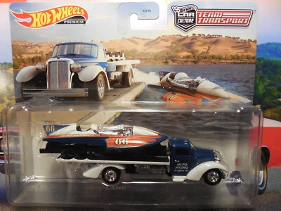 2023 Hot Wheels Car Cultur Team Transport #49 HW CLASSIC HYDROPLANE & SPEED WAZE - Image 1 of 3