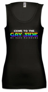 Come To The Gay Side Women Tank Top Fun Schwul homosexual Gays Free Love Is Love - Bild 1 von 1