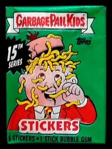 1988 Topps Garbage Pail Kids Series 15 - One Wax Pack (No Price on Wrapper) - Picture 1 of 1