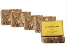 100% Authentic African Black Soap 500g (5x100g)- Acne, Spot, Eczema, Psoriasis