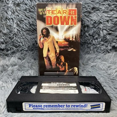 Light It Up 'N Tear It Down VHS Tape 1999 Home Video Glenn Plummer Richard Eden - Image 1 of 4