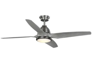 Progress Lighting-P250009-081-30-Alleron-56" 4 Blade Ceiling Fan w/Light Nickel - Picture 1 of 3