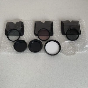 Lot Of 3 Rolev camera lens filters Star, Polorizer And FD Plastic Sleeve Cases - Picture 1 of 9