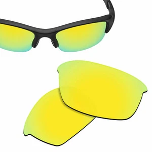 Lenti di ricambio polarizzate per occhiali da sole Oakley Flak Jacket oro 24k UVA&UVB - Foto 1 di 5