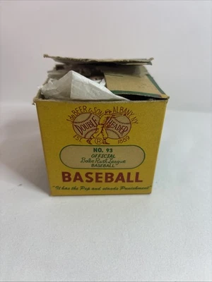 NUEVO De colección Doble Cabezal Béisbol Oficial Liga Babe Ruth #93 Caja Abierta Foto 1 de 4
