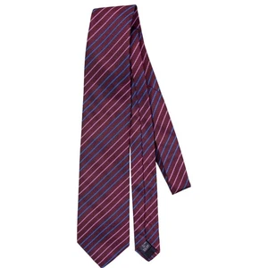 Burberry London Mens Multicolor Stripe Neck Tie 100% Silk Italy - Picture 1 of 10