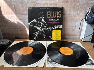 Elvis In Person At The International Hotel, Double Live LP, 1970, VG+/VG - Picture 1 of 9