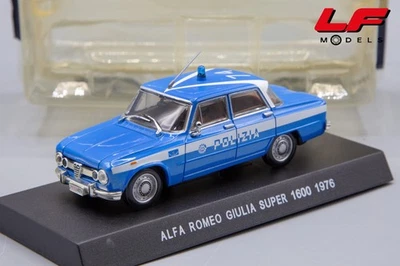 1:43 Alfa Romeo Giulia Super 1600 1976 - Polizia De Agostini - Immagine 1 di 3