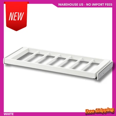 NUEVO COMPLEMENTO IKEA COLGADOR PANTALONES EXTRAÍBLE 39 3/8x22 7/8", Blanco y Gris, ENVÍO GRATUITO Foto 1 de 4