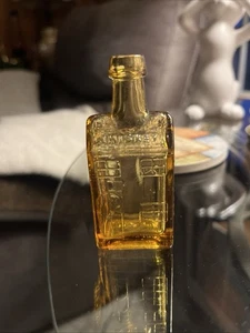 Vidrio Wheaton ámbar vintage E.C. Botella Booz’s Whiskey Old Cabin Bitters - Imagen 1 de 5