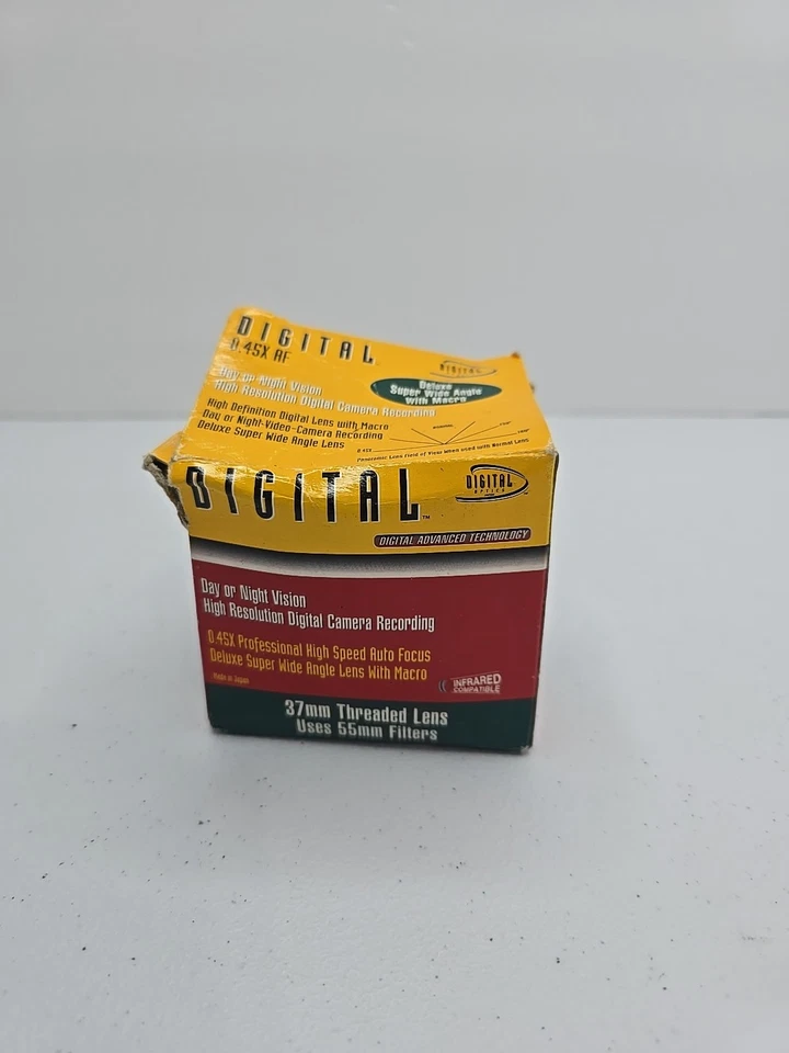 Lente profesional óptica digital .45x enfoque automático de alta velocidad serie titanio ancho Foto 1 de 4