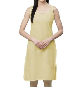 Women's Cotton Nude Full Slip Underwear Inner Camisole Petticoat Size - S to 3XL - Picture 1 of 41