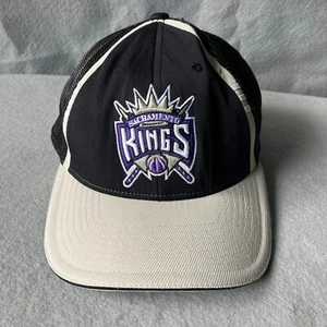 Sacramento Kings Hat Mens Extra Large Flex Fit Black Mesh Adidas NBA Basketball - Picture 1 of 8