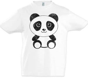 Panda I Boys T-Shirt Bear Comic Look Cutie Cute - Picture 1 of 1