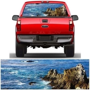 Blue Sea Rear Window Truck Graphic Tint fits Ford Chevrolet Dodge Toyota MG9100 - Picture 1 of 1