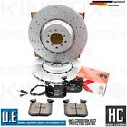 FOR BMW M2 F87 FRONT LEFT RIGHT DRILLED BRAKE DISCS BREMBO Xtra PADS SENSOR