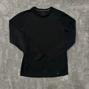 Patagonia Mens Black Thermal Weight Capilene BaseLayer Long Sleeve Shirt Size XL - Picture 1 of 6