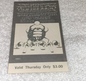 JIMI HENDRIX 1968 UNBENUTZTES TICKET THE WINTERLAND BG140 BILL GRAHAM FILLMORE CA USA - Bild 1 von 6