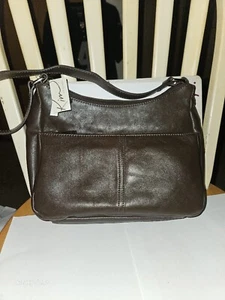 Kim Rodgers Brown Leather Purse ๐ - Picture 1 of 9