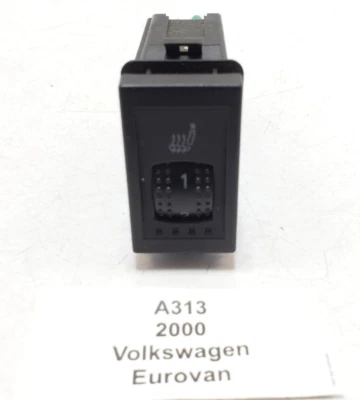 ✅ 1999-2003 OEM Volkswagen Eurovan MV interruptor de controle aquecedor de assento dianteiro aquecido - Imagem 1 de 4