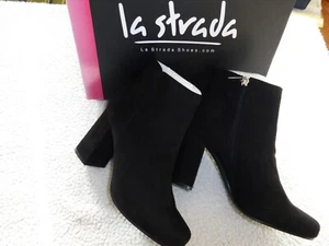 Neu Stiefeletten Gr.38 La Strada Schwarz  Blockabsatz - Bild 1 von 17