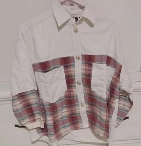 NY Line Button Up Plaid Jacket - Picture 1 of 9