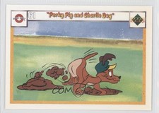 1990 Upper Deck Comic Ball Porky Pig and Charlie Dog #61