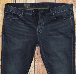 $228 NEW John Varvatos Jeans COBALT W38"/WAIST ACROSS 20"xL34" Skinny Straig.Leg - Picture 1 of 12