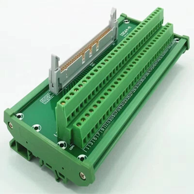 DIN Rail Mounted Interface Module IDC642x32Pins 0.1" Male Header Breakout Board - Image 1 of 4