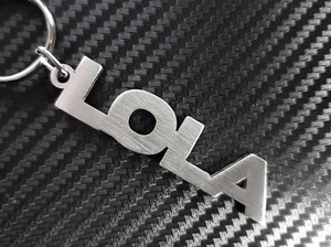 LOLA Llavero Llavero Acero Inoxidable Nombre Regalo - Imagen 1 de 1