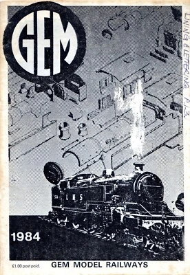 Catalogo GEM MODEL RAILWAYS 1984 George E. Mellor Metal Kits Gauge OO OOE  E  aa Foto 1 de 2