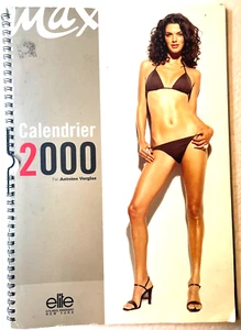 Antoine Verglas French Max Fashion Elite Model Calendar 2000 Josie Maran - Picture 1 of 4