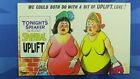 Saucy Bamforth Comic Postcard 1970s Big Boobs WE COULD BOTH DO WITH A BIT UPLIFT