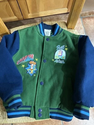 Куртка для ребенка ясельного возраста Disney Pixar Toy Story Buzz Lightyear & Woody Varsity размер 4 - Изображение 1 из 4