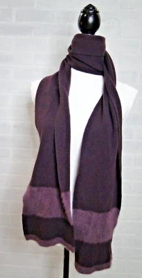 Kangol Furgora Stripe Scarf Merlot/ Purple, - Image 1 of 4