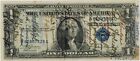 U.s. 1935-a $1 Wwii Short Snorter Silver Certificate 38 Different Signatures